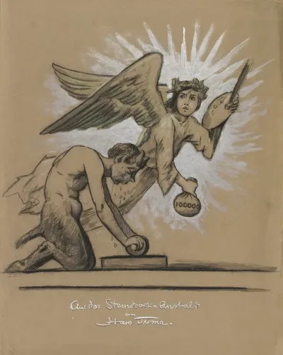 Allegorie Des Steindrucks