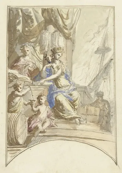 Allegorie Op De Handel Ter Zee