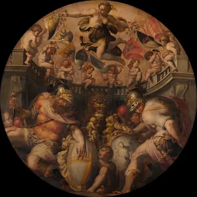 Allegories Of The Quarters Of Santo Spirito And Santa Croce