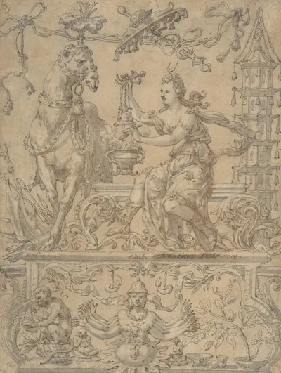 Allegory Of Asia From The Four Continents