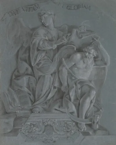 Allegory Of History With Time
