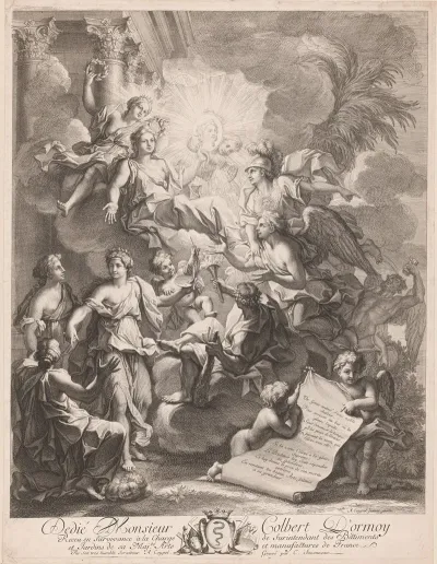 Allegory Of Jean Baptiste Michel Colbert