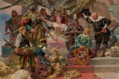 Allegory Of The Capital Cities Of Poland