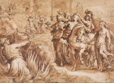 Allegory Of The Course Of Human Life Choosing Virtue