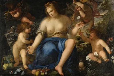 Allegory Of The Earth With The Four Seasons