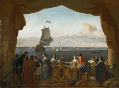 Allegory Of The Flourishing Amsterdam Maritime Trade