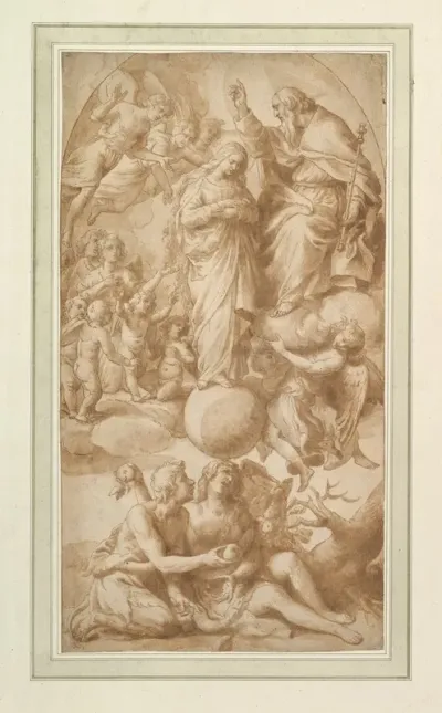 Allegory Of The Immaculate Conception With The Fall Of Man