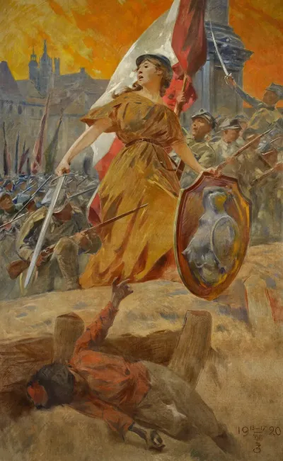 Allegory Of The Victory In 1920