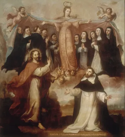 Allegory Of The Virgin Patroness Of The Dominicans
