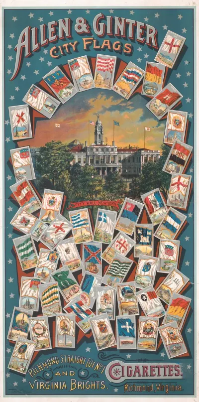 Allen And Ginter City Flags