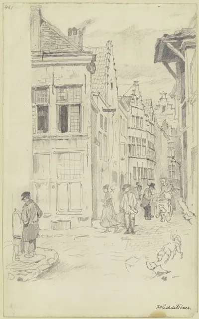 Alley In Antwerp