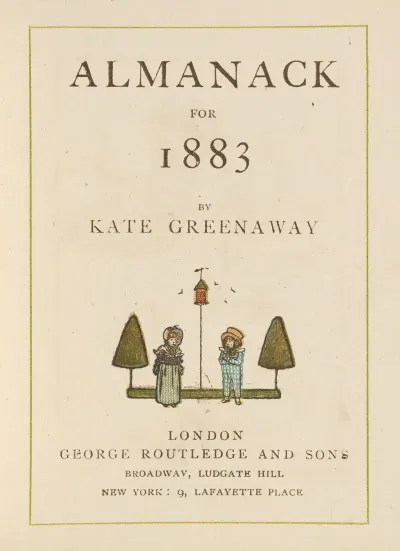 Almanack For 1883