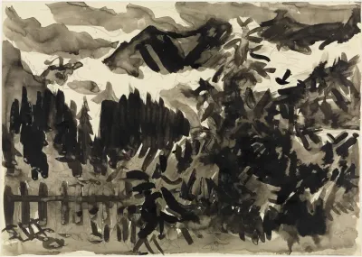 Alpenlandschaft Nebel In Den Bergen