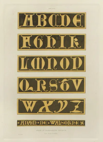 Alphabets Numerals And Devices Of The Middle Ages Pl 07