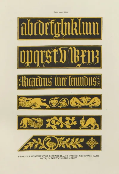 Alphabets Numerals And Devices Of The Middle Ages Pl 10