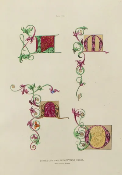 Alphabets Numerals And Devices Of The Middle Ages Pl 14