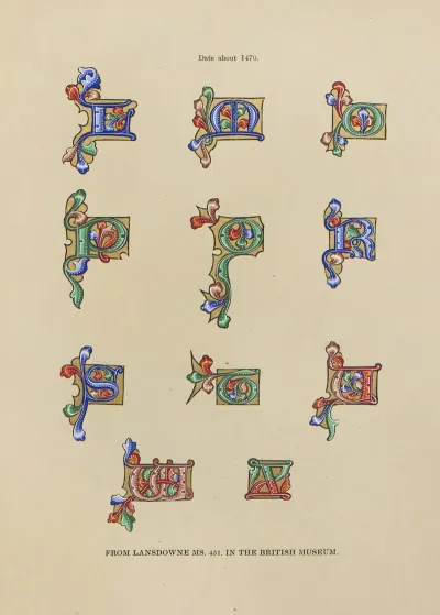 Alphabets Numerals And Devices Of The Middle Ages Pl 18