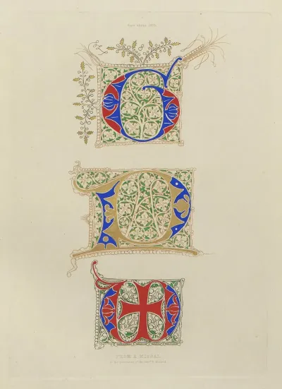Alphabets Numerals And Devices Of The Middle Ages Pl 19