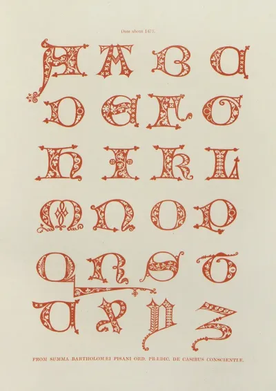 Alphabets Numerals And Devices Of The Middle Ages Pl 20
