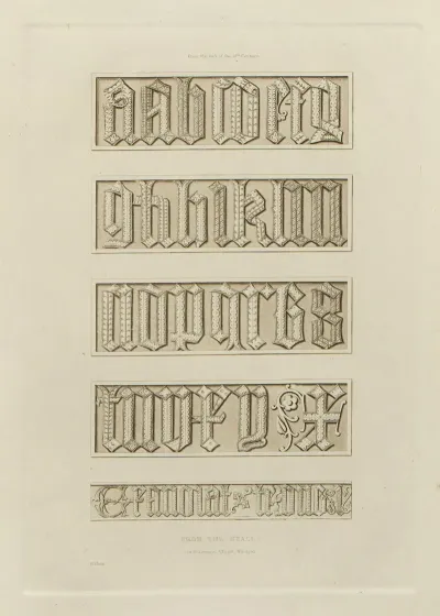 Alphabets Numerals And Devices Of The Middle Ages Pl 28