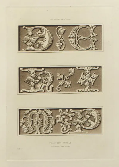 Alphabets Numerals And Devices Of The Middle Ages Pl 29