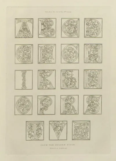 Alphabets Numerals And Devices Of The Middle Ages Pl 30