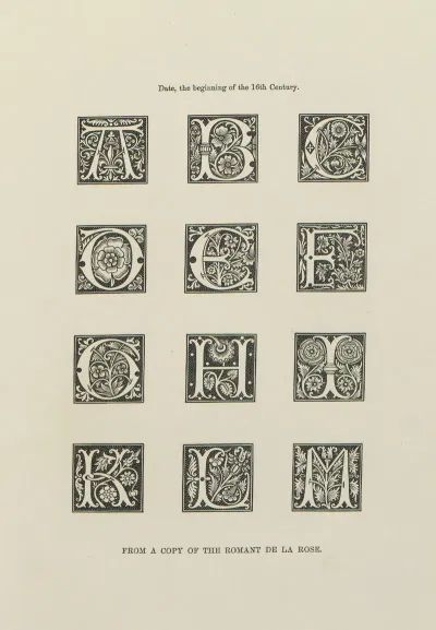Alphabets Numerals And Devices Of The Middle Ages Pl 33