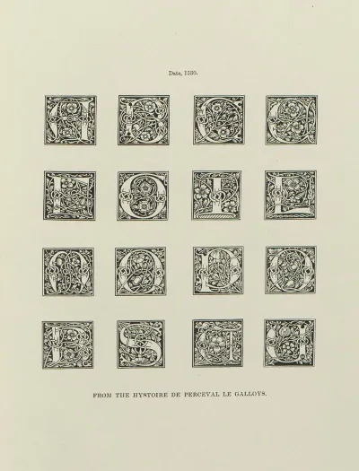 Alphabets Numerals And Devices Of The Middle Ages Pl 40