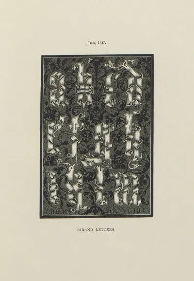 Alphabets Numerals And Devices Of The Middle Ages Pl 42
