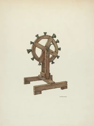 Altar Chimes On Wheel 2