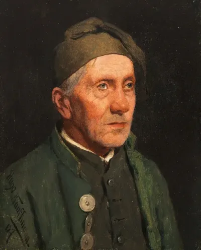 Alter Bauer Mit Zipfelhaube