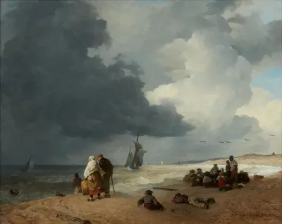 Am Strand Von Scheveningen
