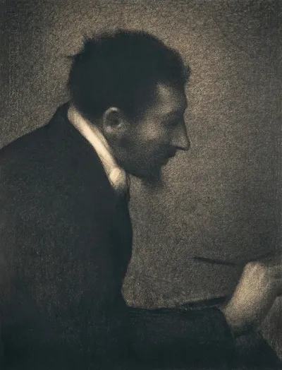 Aman Jean Portrait Of Edmond Francois Aman Jean