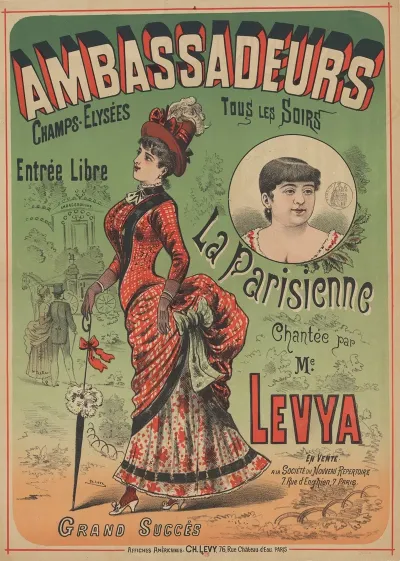 Ambassadeurs Champs Elysees Tous Les Soirs La Parisienne Chantee Par Me Levya
