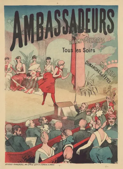 Ambassadeurs Champs Elysees Tous Les Soirs Matinees Dimanches Fetes