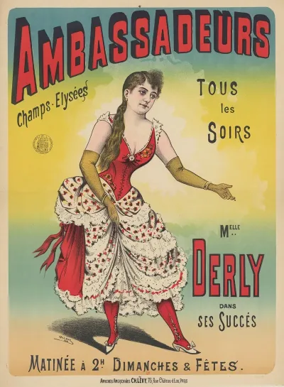 Ambassadeurs Champs Elysees Tous Les Soirs Melle Derly Dans Ses Succes