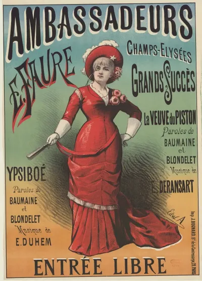 Ambassadeurs E Faure Ypsiboe Paroles De Baumaine Et Blondelet Musique De E Duhem