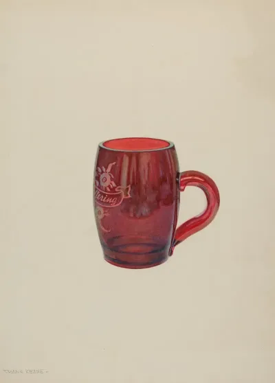 American Bohemian Glass Mug 2