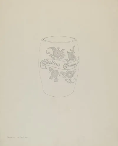 American Bohemian Glass Mug