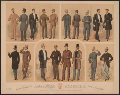American Fashions Spring And Summer 1886