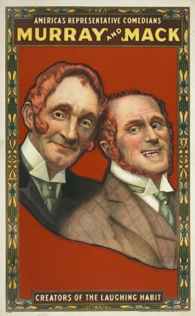 Americas Representative Comedians Murray And Mack Creators Of The Laughing Habit
