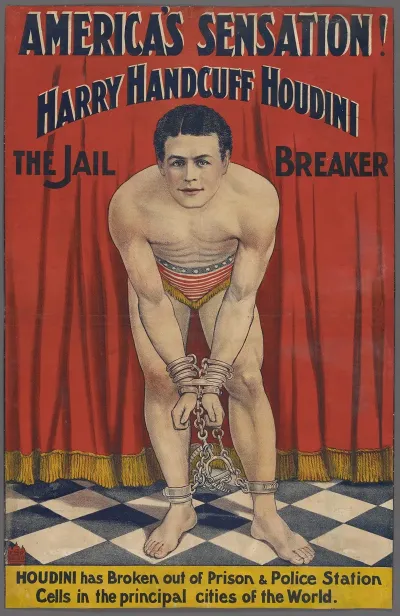 Americas Sensation Harry Handcuff Houdini The Jail Breaker