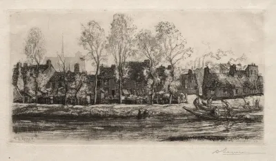 Amiens The Banks Of The Somme