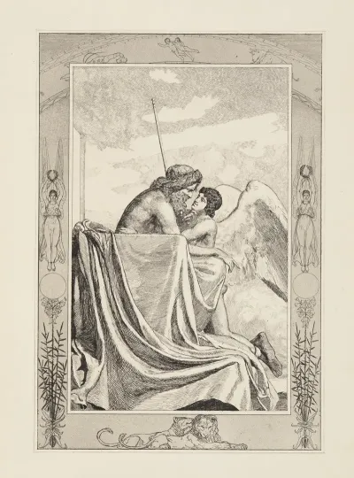Amor Bei Jupiter Amor Und Psyche Opus V Blatt 42