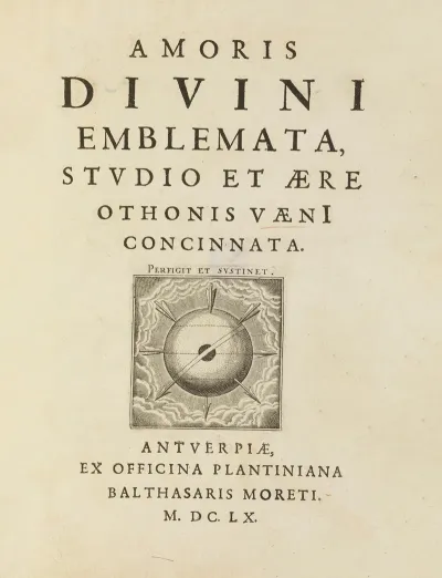 Amoris Divini Emblemata Pl 01