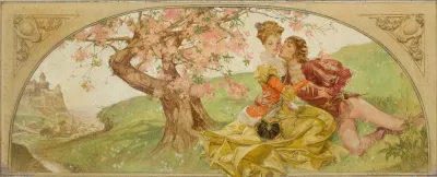 Amorous Young Couple
