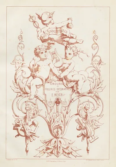 Amours Et Figures Decoratives Arts Industriels Pl 01