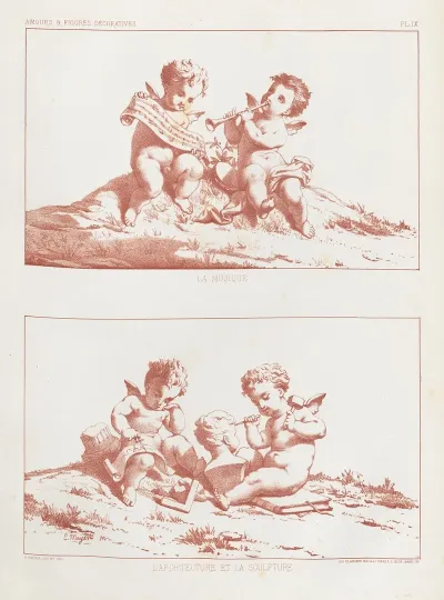 Amours Et Figures Decoratives Arts Industriels Pl 10