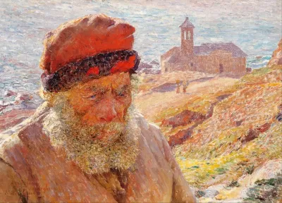 Ampelio Old Fisherman Of Bordighera