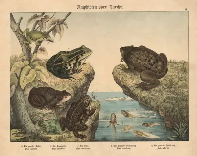 Amphibien Oder Lurche